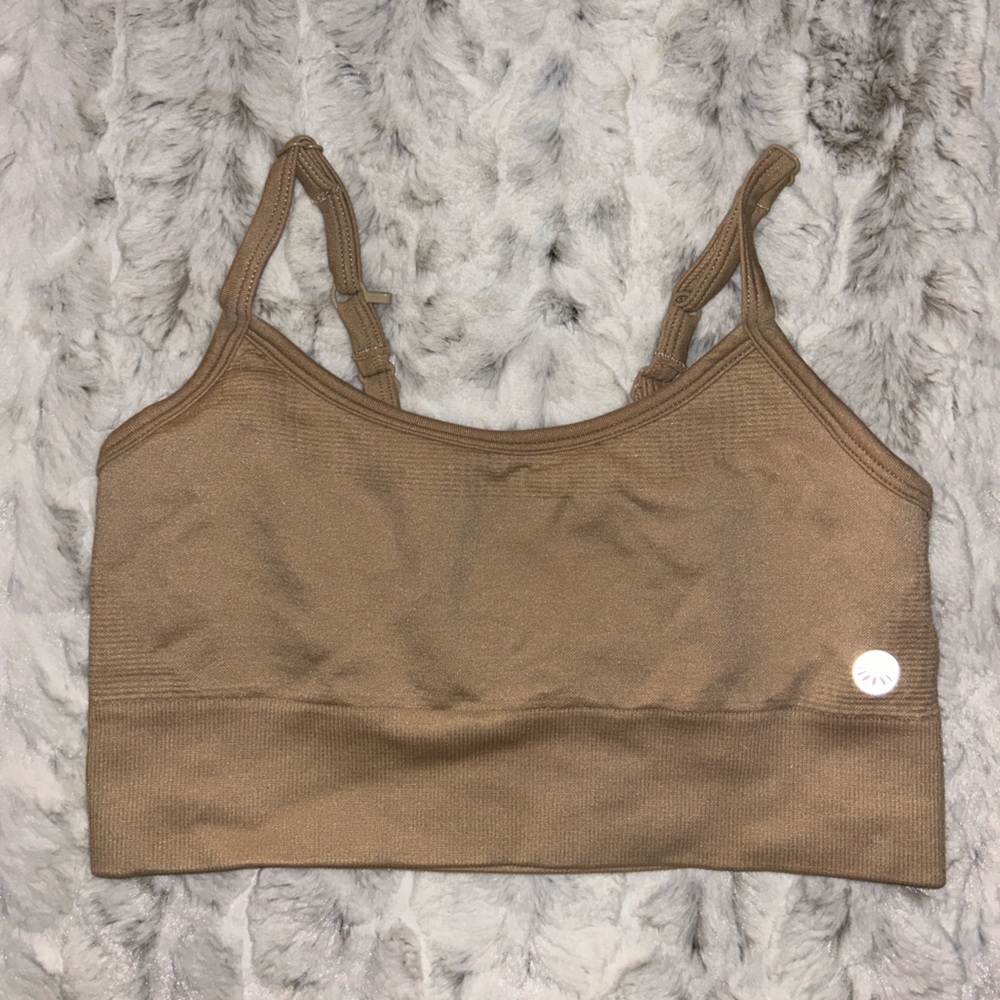 Senita Athletics Brown Sports Bra